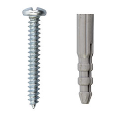 5 TAQUETES TORNILLOS3/16PULGADA GRIS