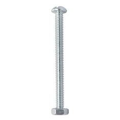 2 TORNILLOS PARA MAQUINA3 PULGADAS PLATA
