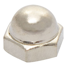 TUERCA CIEGA .7 X .6 CM PLATA 4 PIEZAS