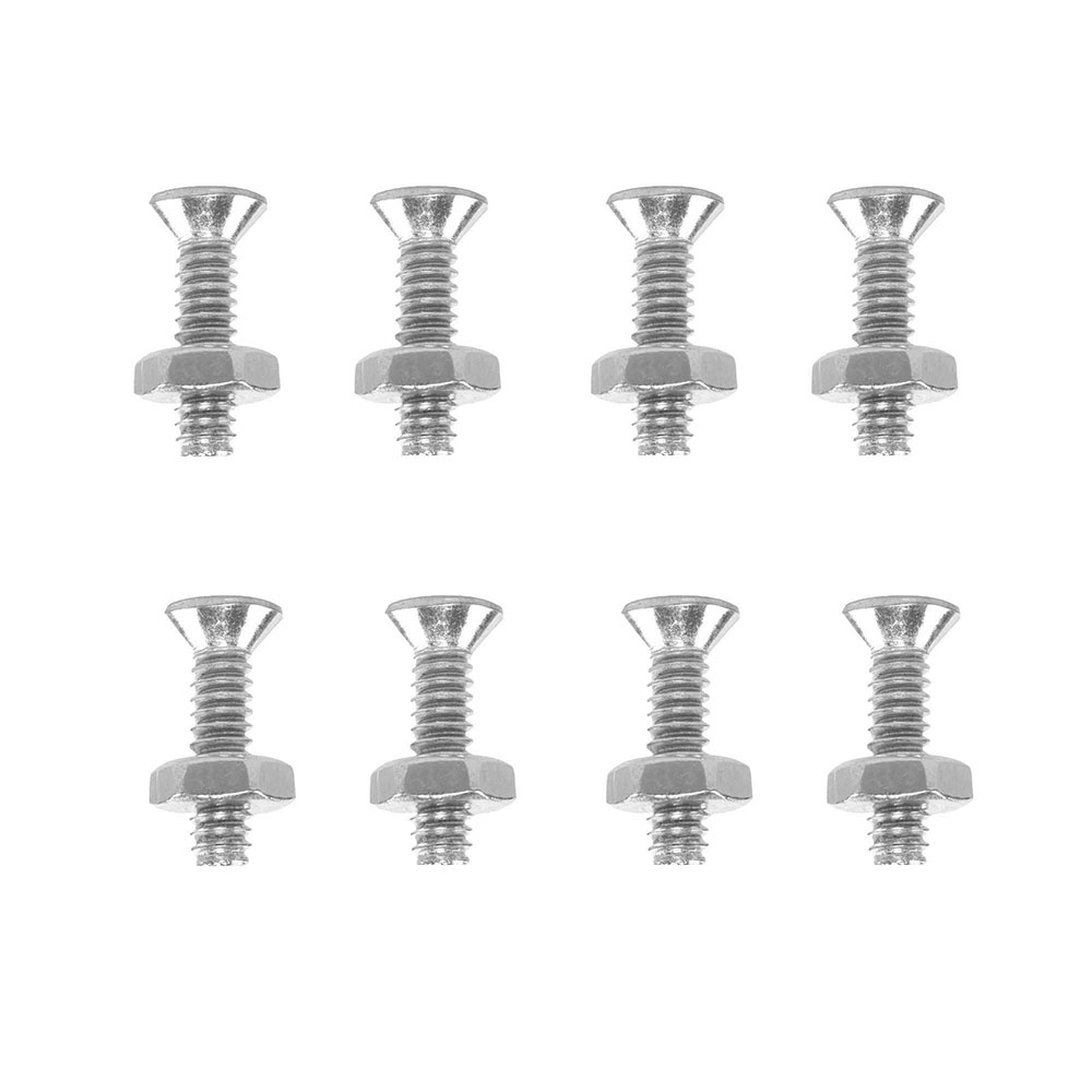 8 tornillos para máquinas 3/4pulgada plata