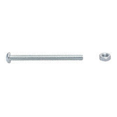 50 TORNILLOS PARA MÁQUINAS 2 PULGADAS PLATA