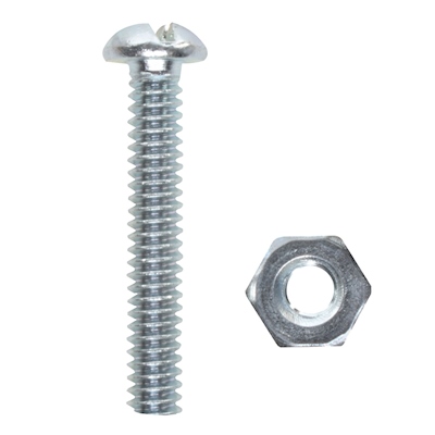 25 TORNILLOS PARA MÁQUINAS 1/4 20 X 1 1/2 PULGADA PLATA