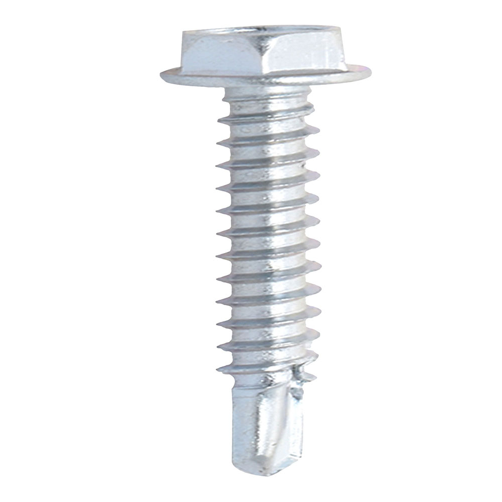 75 tornillos autoperforante1 pulgada plata