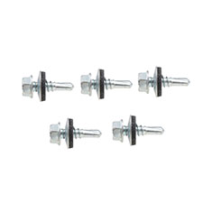 5 TORNILLOS AUTOPERFORANTE3/4PULGADA PLATA