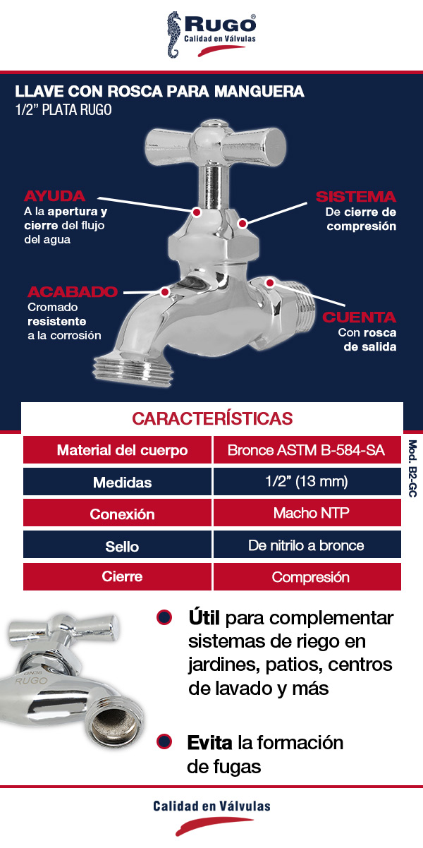 LLAVE DE CONTROL PARA TUBO DE COBRE DE 1/2 PULGADA PLATA COFLEX | The Home  Depot México