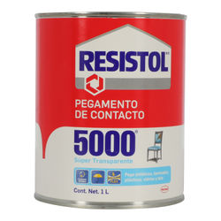 resistol resistol 5000 pegamento de contacto super transparente de 1 l