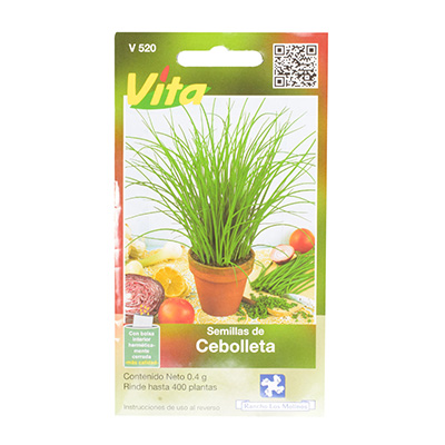 SEMILLAS DE CEBOLLETA 0.4 GR VERDE VÍTA