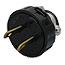 CLAVIJA USO RUDO 4.1 CM NEGRO LEVITON