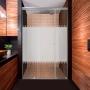 CANCEL PARA BAÑO 166 A 170 X 187 CM RECTANGULAR CRISTAL TEMPLADO PLATA DOBLE CORREDIZO