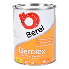 berelex pintura vinil acrílica berel base tint 1 l