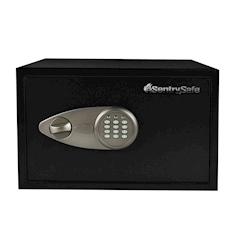Caja de seguridad digital electrónica con teclado de seguridad, mini cajas  fuertes pequeñas con caja de seguridad negra para uso en casa, oficina