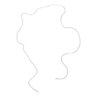 CADENA P/ABANICO 3' PLASTICO BCO