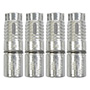 TAQUETE EXPANSOR DE 1/2 PULGADA PLATA 4 PIEZAS