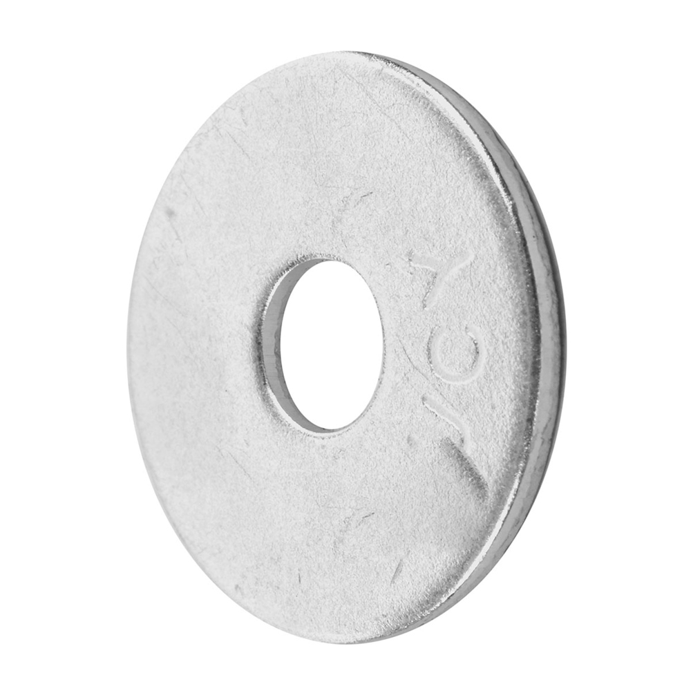 Rondana de protección de 1/4 x 1 pulgada plata 100 piezas