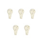 COLGADOR PARA CUADROS DE 2.9 X 1.7 X 1.1 CM BLANCO 5 PIEZAS