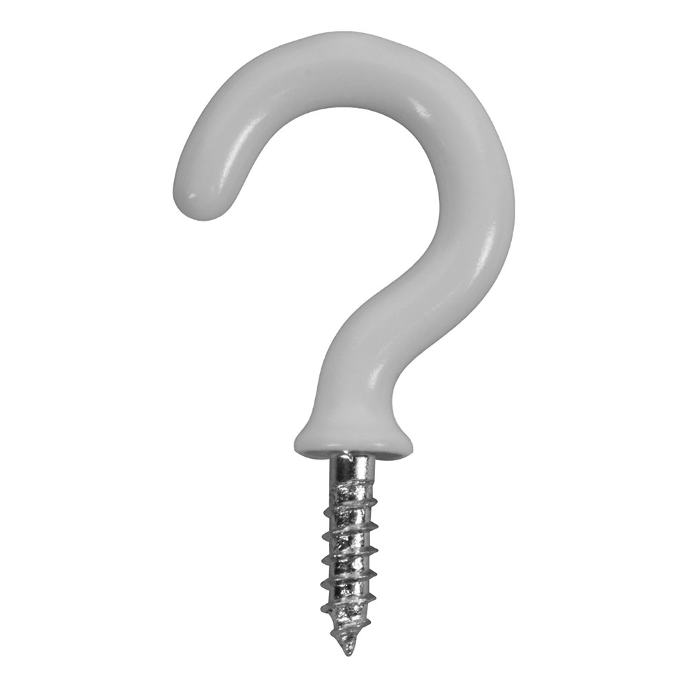 Gancho para taza 7/8 pulgadas blanco 6 piezas