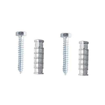 TAQUETE/ANCLAJE PARA PERNO DE 5/16 DE PULGADA GRIS 2 PIEZAS