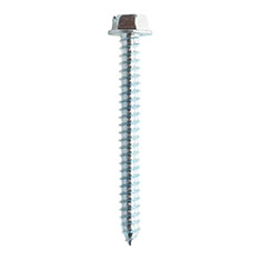 50 TORNILLOS PARA METAL 2 PULGADAS PLATA