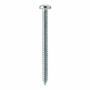 100 TORNILLOS PARA LÁMINA #14 X 3 PULGADAS PLATA