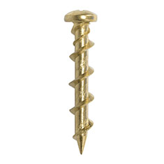 8 TORNILLOS TAQUETES1 1/4PULGADA DORADO