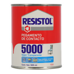 resistol resistol 5000 pegamento de contacto super transparente de 500 ml