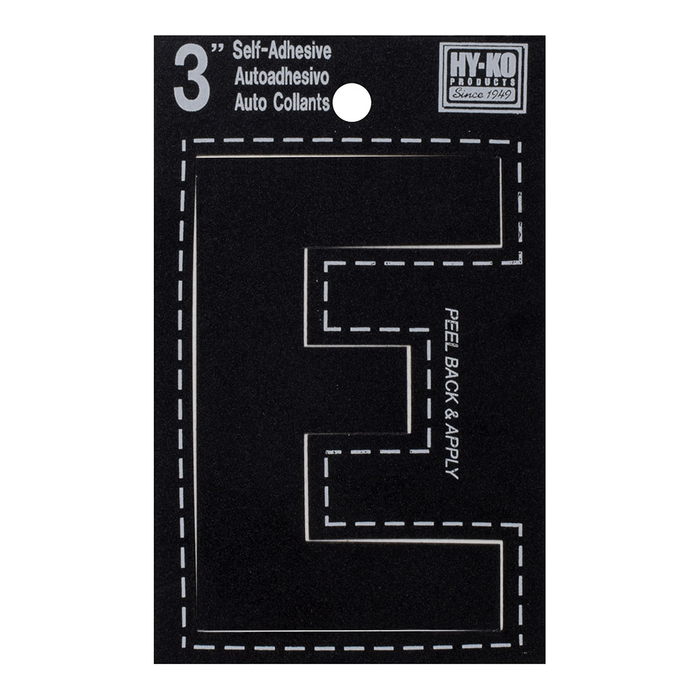 Letra "e" de vinilo 7.62 cm