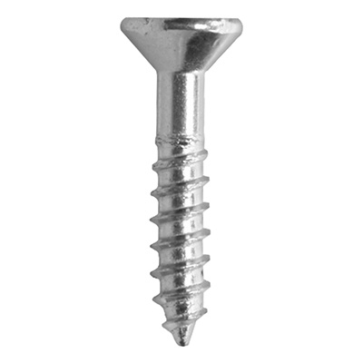 BLÍSTER DE 100 TORNILLOS PARA MADERA DE 1 PULGADA PLATA