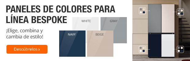 Descubre los paneles de colores para la línea Bespoke - ¡Elige, combina y cambia de estilo!