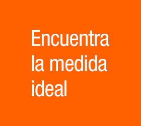 Encuentra la medida ideal