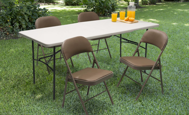 Conoce 5 tipos de sillas plegables