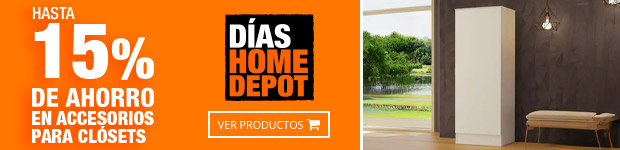 Hasta 15% de ahorro en accesorios para clósets