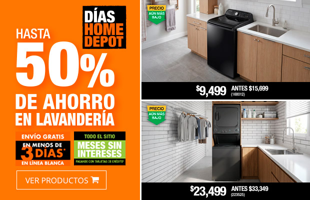 Hasta 50% de ahorro en Lavandería