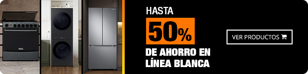 Hasta 50% de ahorro en Línea Blanca
