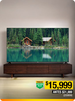Pantalla JVC 86 smart TV QLED 4K Roku Frameless