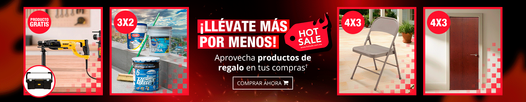 ¡Productos gratis en tu proyecto!† - Herramientas, impermeabilizantes, sillas y más