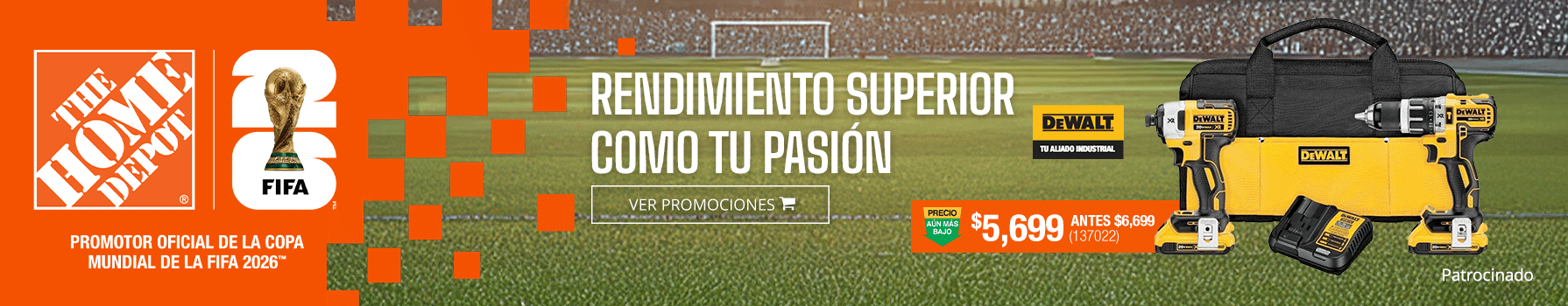 Dewalt - Rendimiento superior como tu pasión