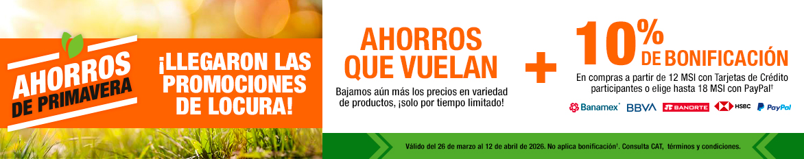 Promociones de locura, Semana Santa con grandes ahorros y 10% de bonificación con tarjetas de crédito participantes