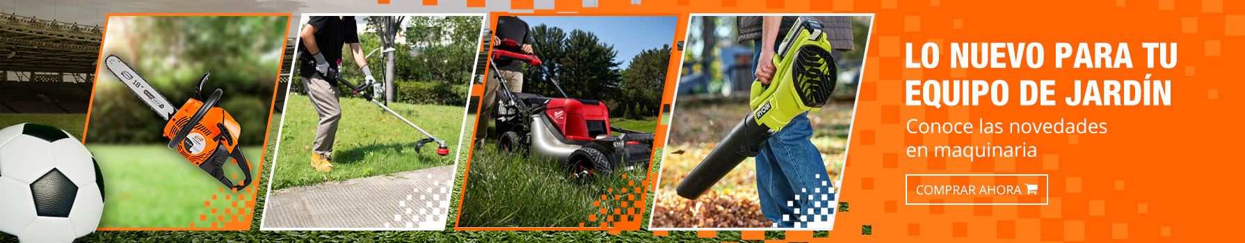 Lo nuevo para tu equipo de jardín - Conoce las novedades en maquinaria