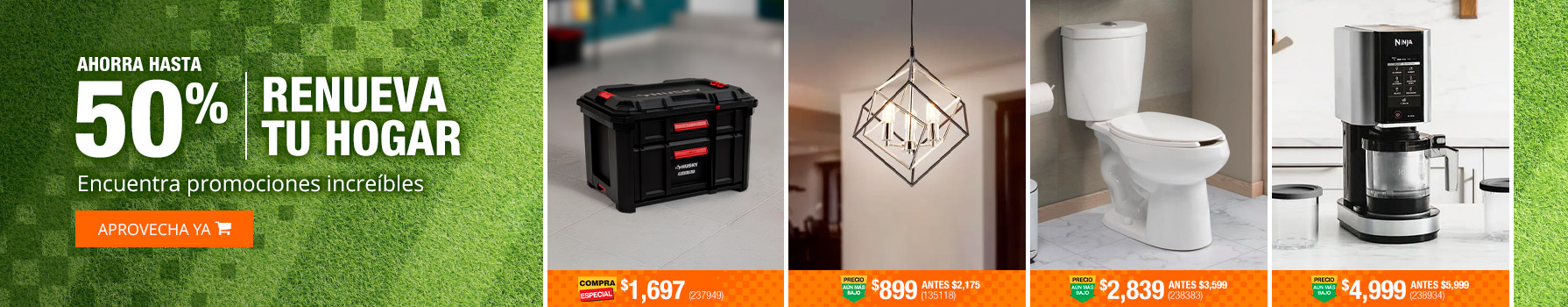 ¡Ahorra hasta 45% y renueva tu hogar! - Encuentra promociones increíbles- Aprovecha ya
