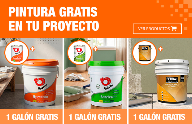 Dale color a tus espacios y ahorra con pintura gratis†