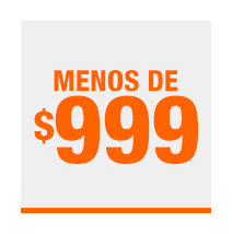 Menos de $999