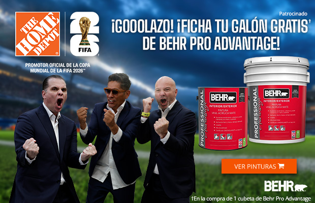 Behr - ¡GOOOLAZO! ¡Ficha tu galón GRATIS† de Behr pro advantage!