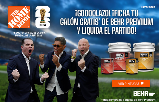Behr - ¡GOOOOLAZO! ¡Ficha tu pintura Behr con precio mayoreo y liquida el partido!
