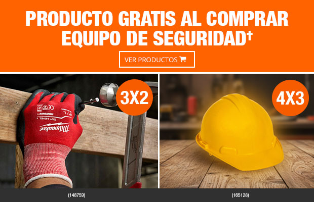 Producto gratis al comprar equipo de seguridad†