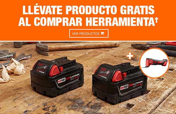 Llévate producto gratis al comprar herramienta†