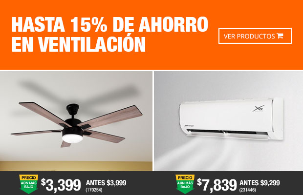 Hasta 15% de ahorro en Ventilación