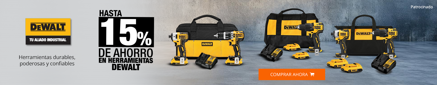 Dewalt - Hasta 15% de ahorro en herramientas eléctricas