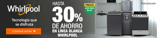 Whirlpool - Hasta 30% de ahorro en línea blanca