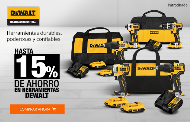 Dewalt - Hasta 15% de ahorro en herramientas eléctricas