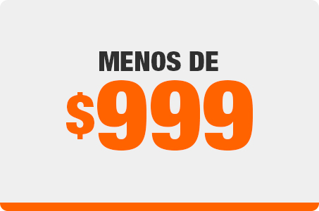 Menos de 999 pesos